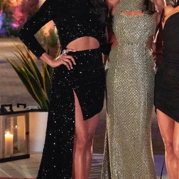 sachin and babi light blue dress Black Prom Dresses 2026  Long & Fitted Black Prom Dress